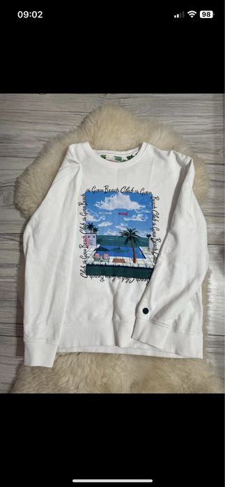 Markowa bluza biała GUESS