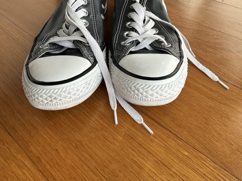 Tenis AllStar azul metalizado