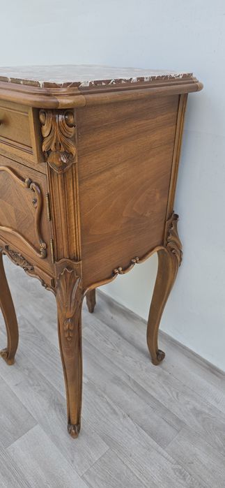 Szafka stylowa Chippendale Komoda Marmur