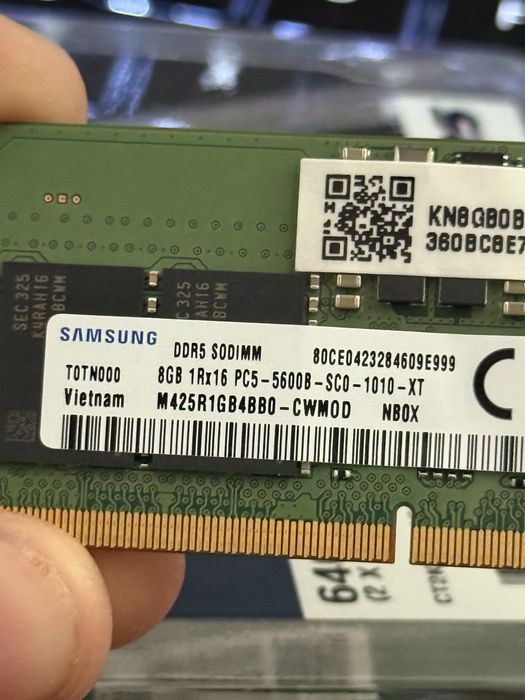 Memoria RAM DDR5 SODIMM 2x8GB