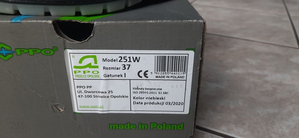 Obuwie robocze damskie PPO