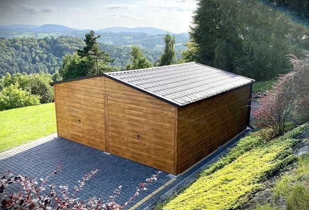 Garaż Blaszany PREMIUM 6x5 Producent Schowek