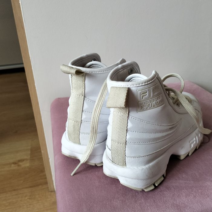 Buty Sneakersy Fila białe