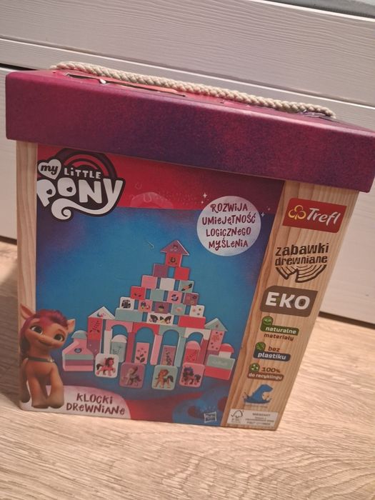 My little pony- klocki drewniane NOWE