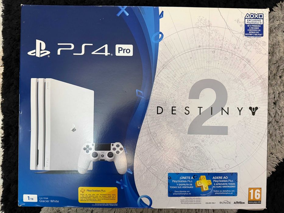 PS4 Pro 1 TB + 2 Comados – Edição Limitada - Impecável