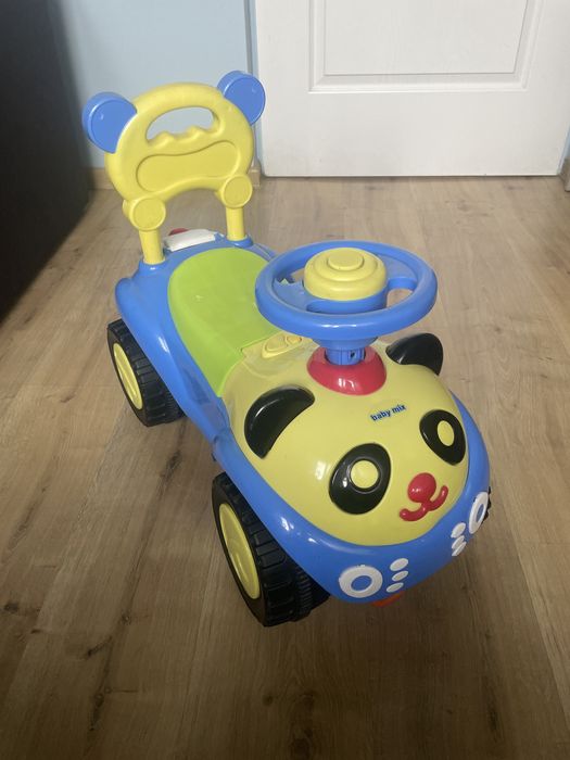 Zabawkowe duże auto samochodzik jeździk odpychacz baby mix panda