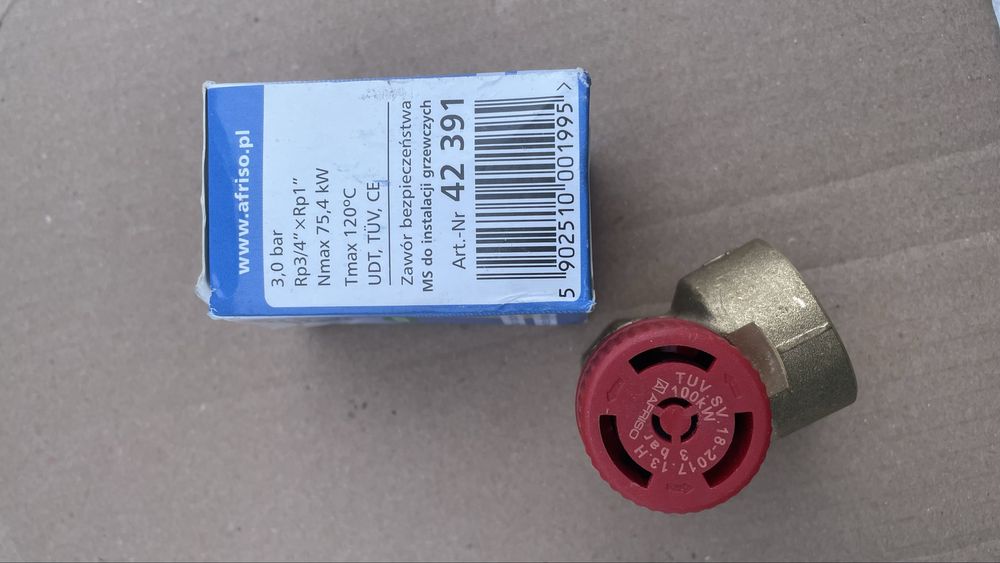 Запобіжний клапан AFRISO MS 3/4” (оригінал, Німеччина)