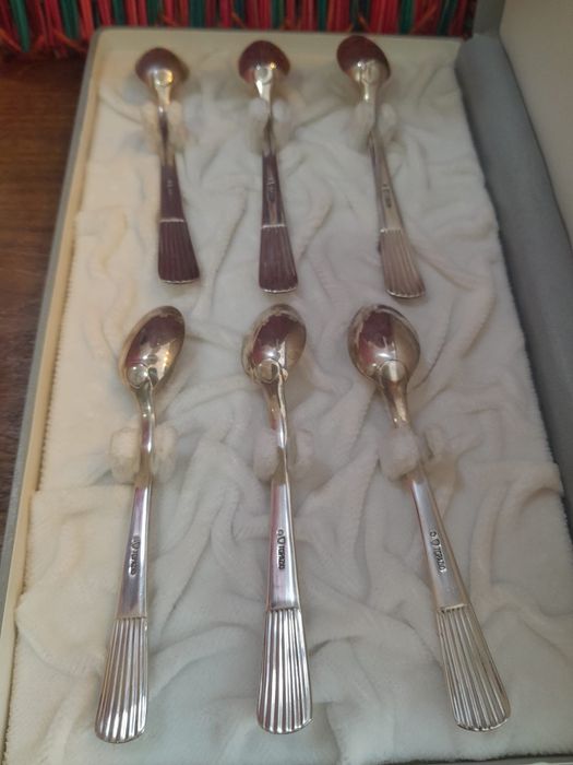 Colheres em prata caninhas Topázio