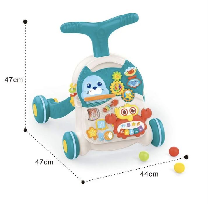 Каталка- ходунки, столик