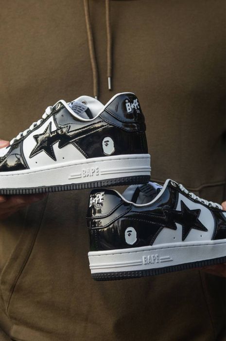 Buty Bape STA Patent Black 37-45 unisex trampki