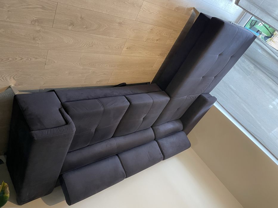 Naroznik z funkcja spania Selsey Mikkara. Jakosciowy material.Jak nowy