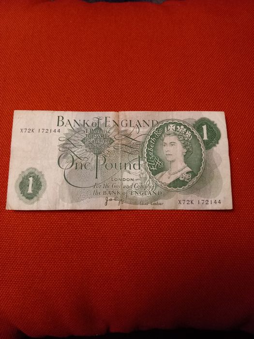 Banknot 1 funt Anglia