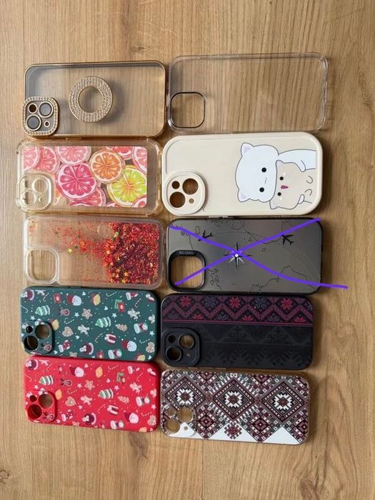 Sprzedam zestaw 9 etui do iPhone 15