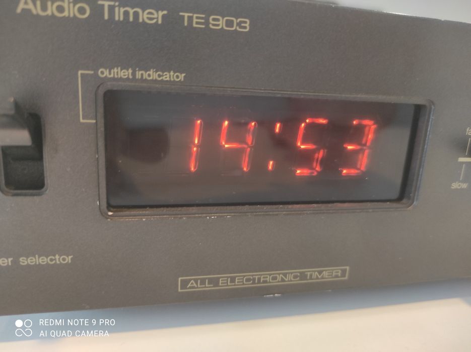 National. Technics Audio timer zegar. Japan