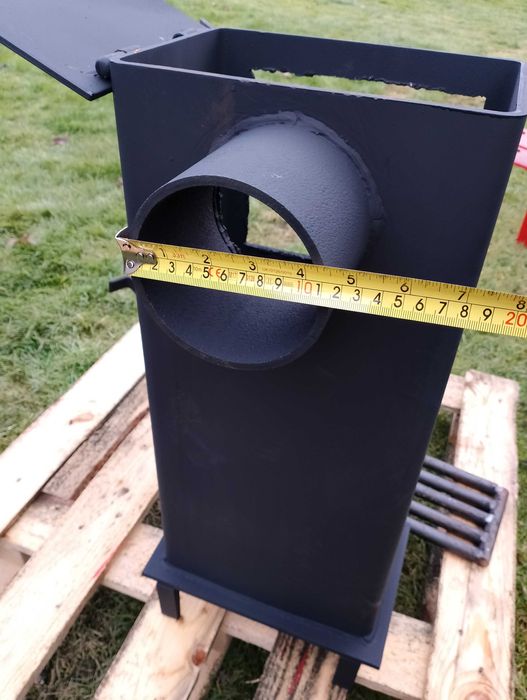 piec koza kominek piecyk stalowy kominkowy