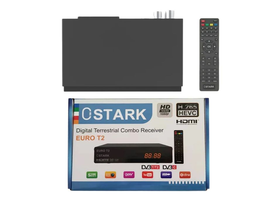 Ostark DVB-T2 Receiver TDT Full HD - NEW64309863708290120