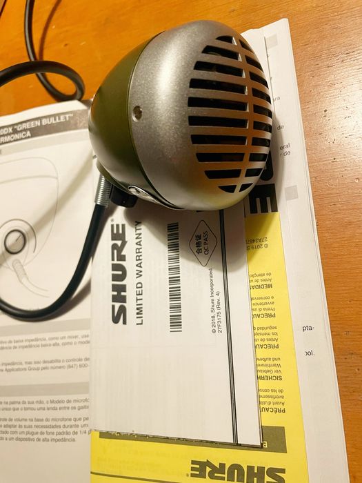 Microfone Shure 520DX Green Bullet