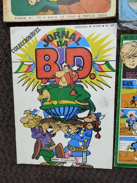 Lote de 4 Revistas de Banda Desenhada antigas