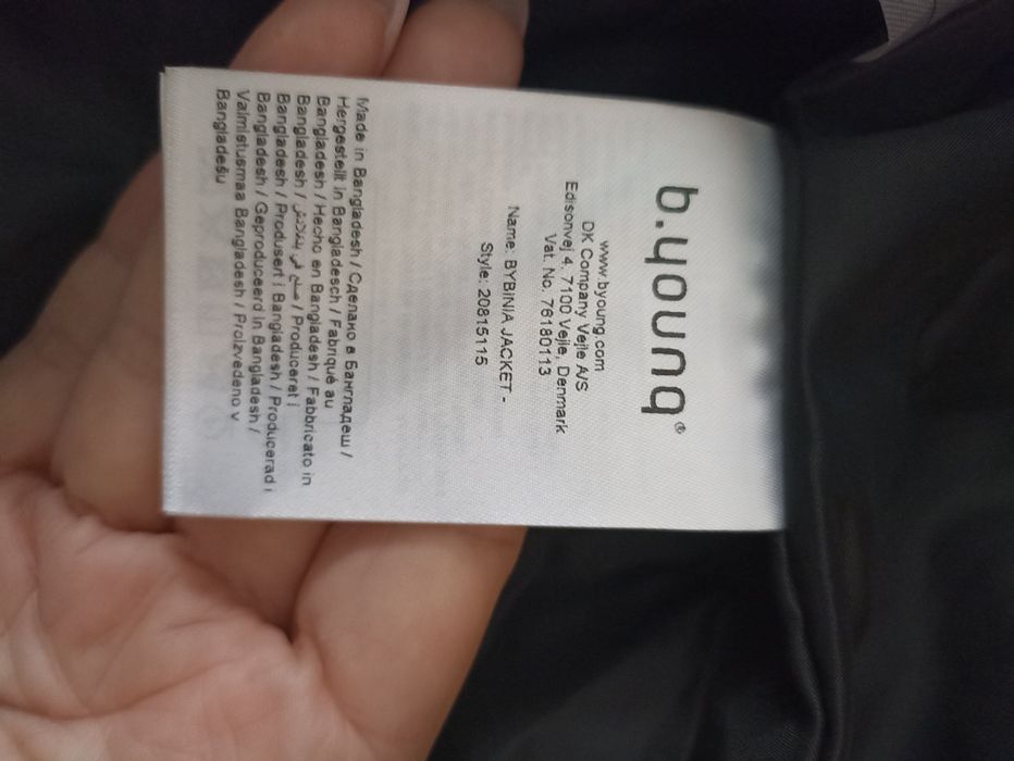Kurtka zimowa lakierowana b.young roz.L/XL