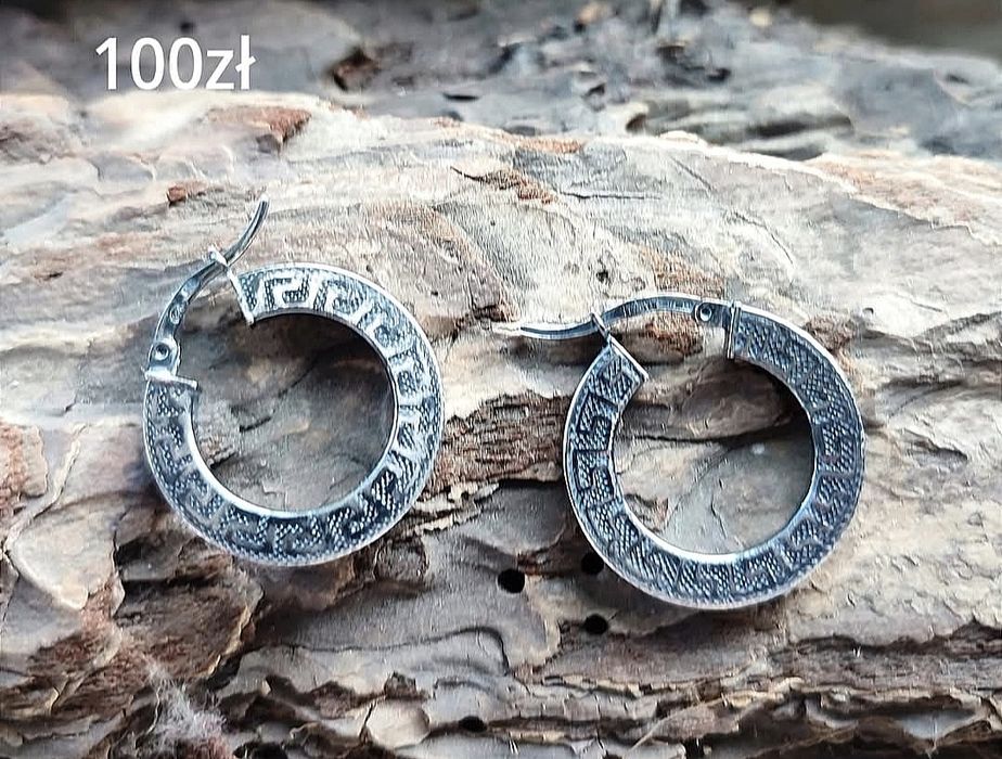 Kolczyki koła srebro 925