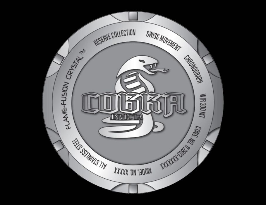 Часы Invicta 47157 Reserve Venom Cobra Swiss 54 mm. 200 MT.