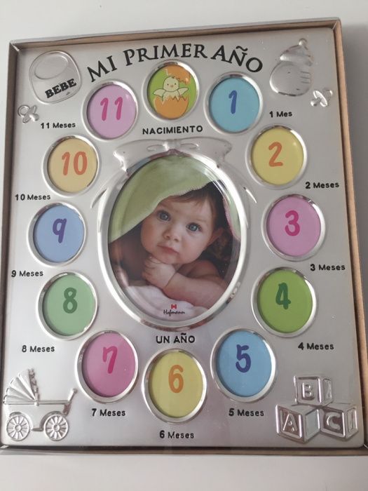 Moldura Primeiro Ano de Nascimento na caixa