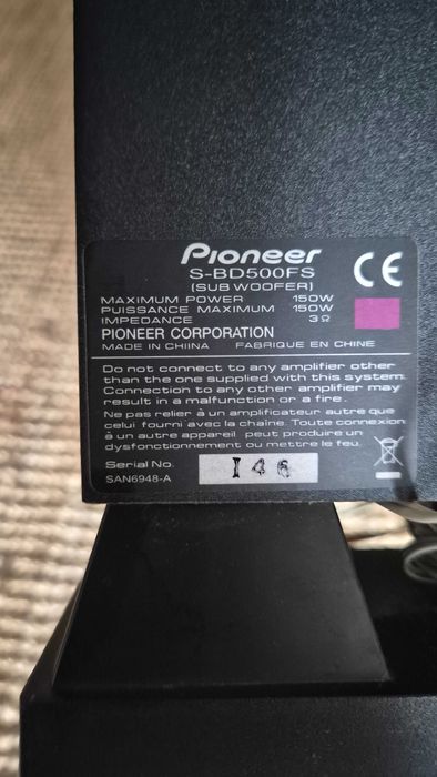 Kino domowe Pioneer XV-BD500FS 2.1 Blu-ray | sprawne | bez pilota