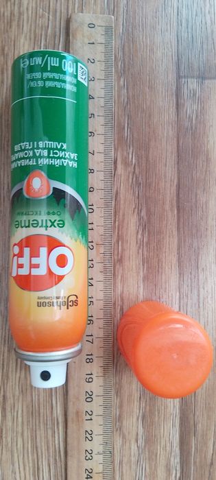 Засіб від комарів, кліщів та від якіхсь гедзів OFF.