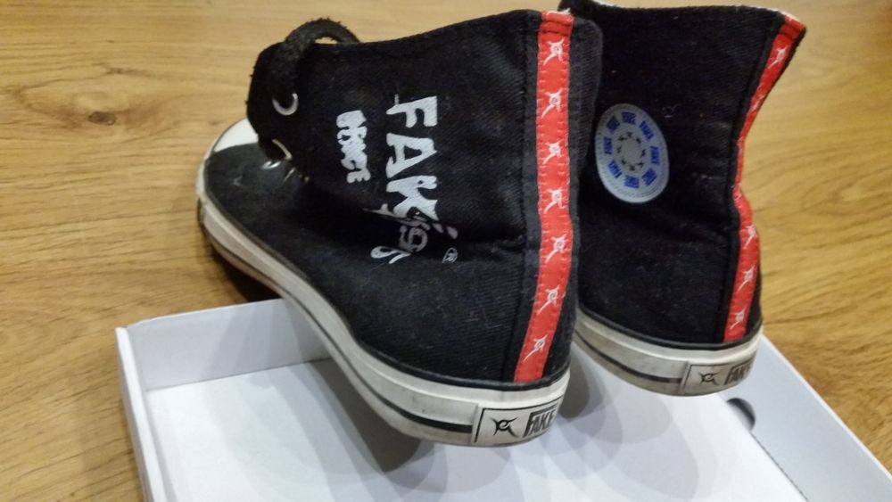 Trampki FAKE czarne
