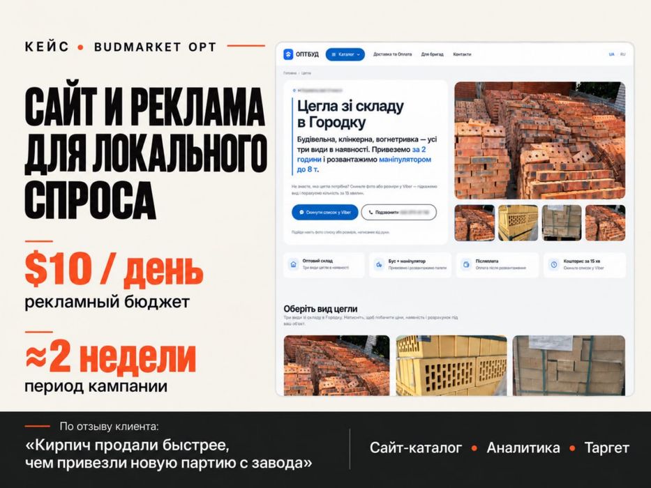 Розробка сайтів для бізнеса під ключ / Разработка сайтов под ключ / Редизайн / Лендинги и Интернет магазины / Лендінги та інтернет магазини