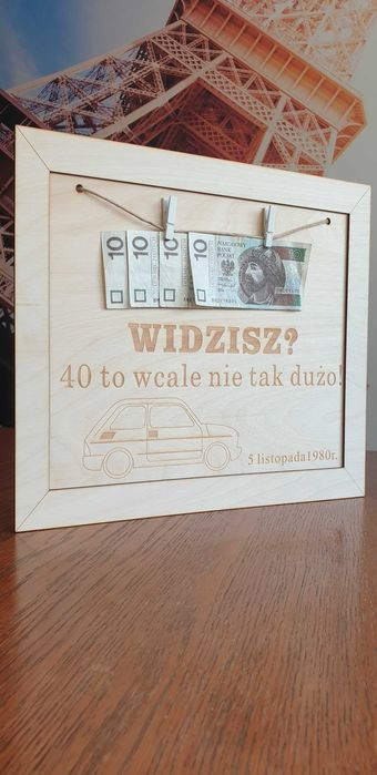 Urodziny prezent bon 40 50 to wcale nie tak dużo