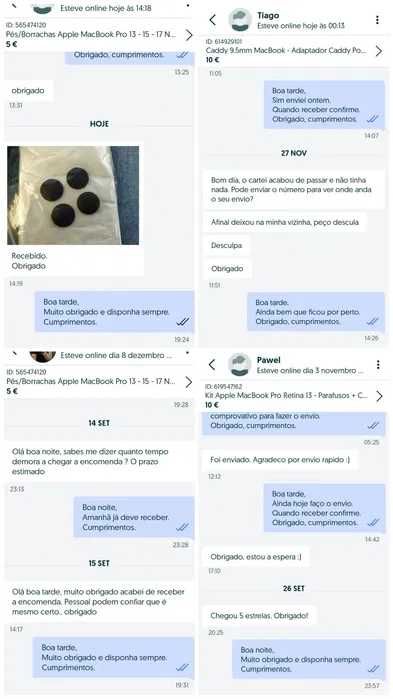 Parafusos - Apple MacBook Pro Retina 13 - 2016 a 2019 - Novos