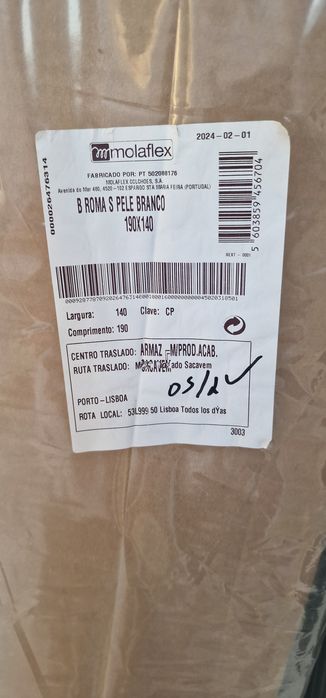 Estrado e Colchão Combinado 190x140cm - Novo