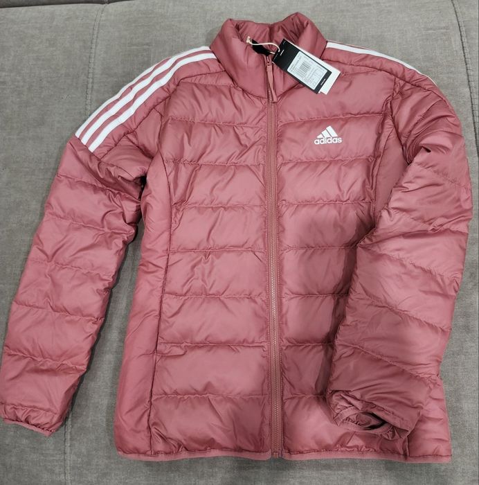 Жіноча куртка Adidas Essentials Down HK4663 пухова рожева(от S до XL)