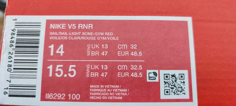 Nike R5 RNR nowe 48,5