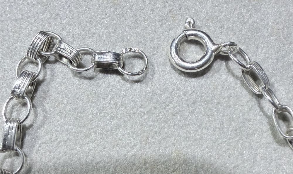 Pulseira nova em prata