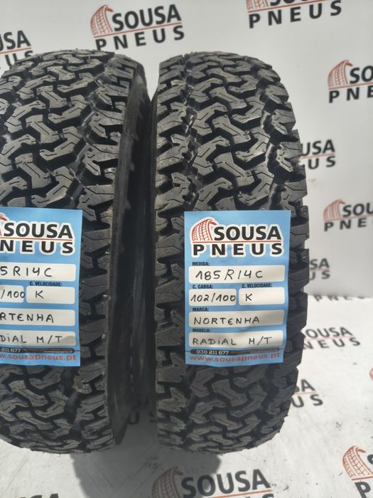 2 pneus Nortenha 185R14C 4x4 - Oferta dos Portes