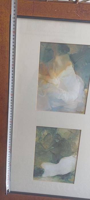 Pintora Helena Abreu , 2 molduras, 4 imagens