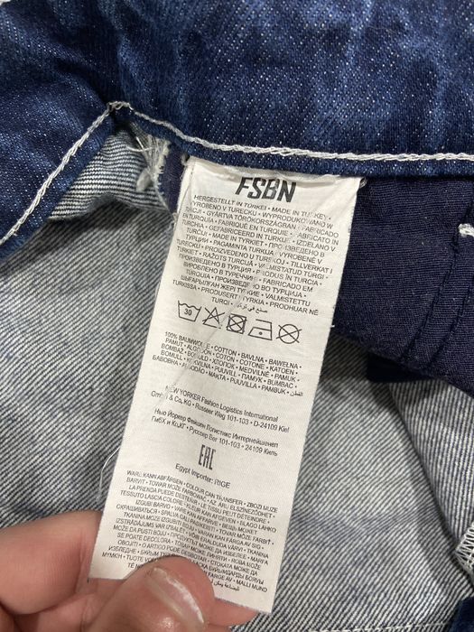 FSBN Rap Pants Hip Hop Baggy Jeans 90s Y2K