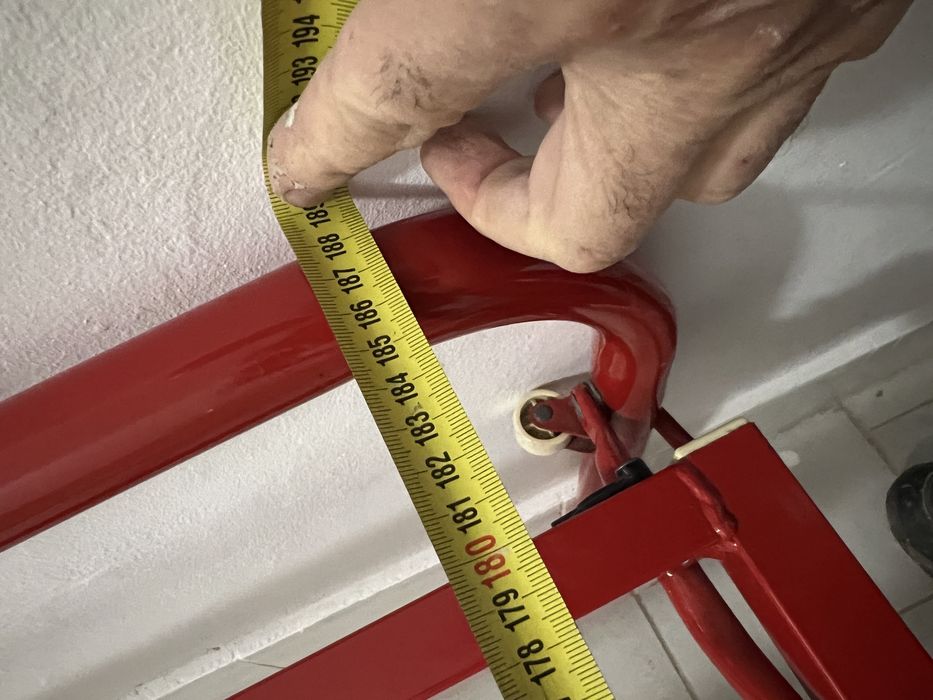 2 camas individuais 185x80 com pés dobráveis
