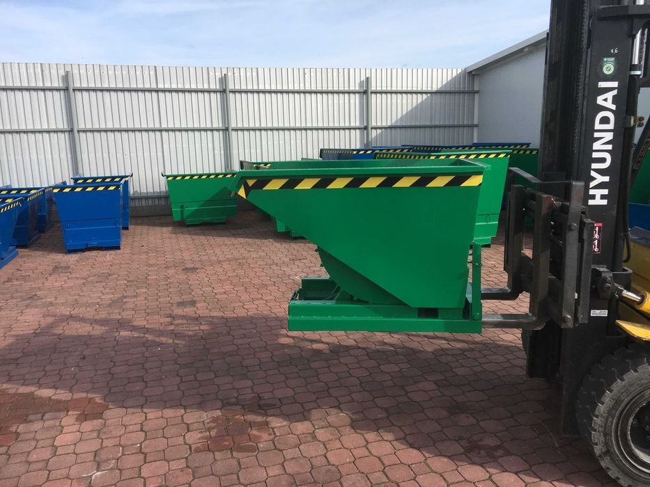 Kontener TK 300L- Odpady produkcyjne -Podwójny system wyładowczy