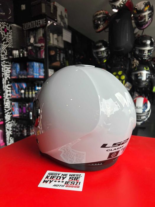 Kask motocyklowy LS2 OF620 CLASSY PEARL GREY 'XL/pytaj o dostępność