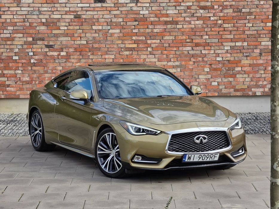 Infiniti Q60 -= Infiniti Q60 3.0t AWD 2018r gold metalick - raty - zamiana =-