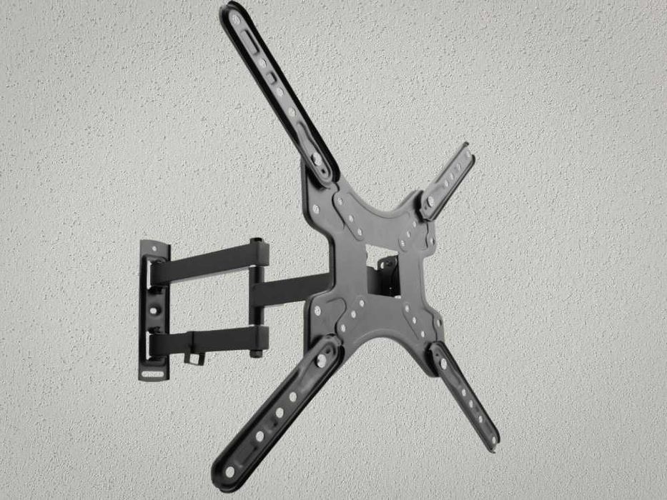 Uchwyt do Telewizora Ścienny Obrotowy Wieszak TV Uniwersalny 17-56 cali do 30kg