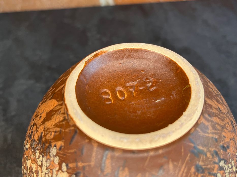 Ceramiczny wazon Ruscha 807-2 stara ceramika West Germany.
