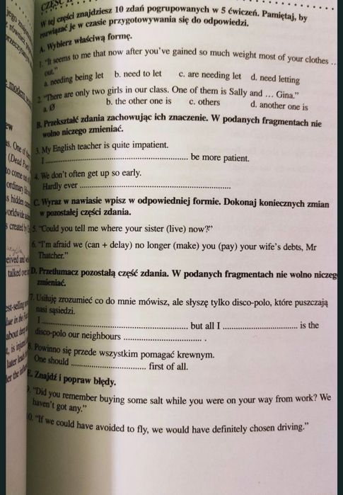 Testy maturalne język angielski Matura arkusze