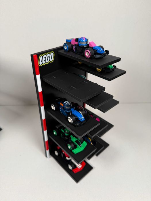 Стенд для 12 LEGO Minifigures F1 Speed ​​Champions (71049) Гараж