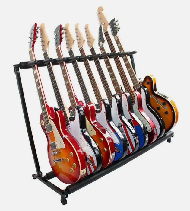 Стойка гитарная для 9-ти гитар (Folding Guitar Rack/Stand)