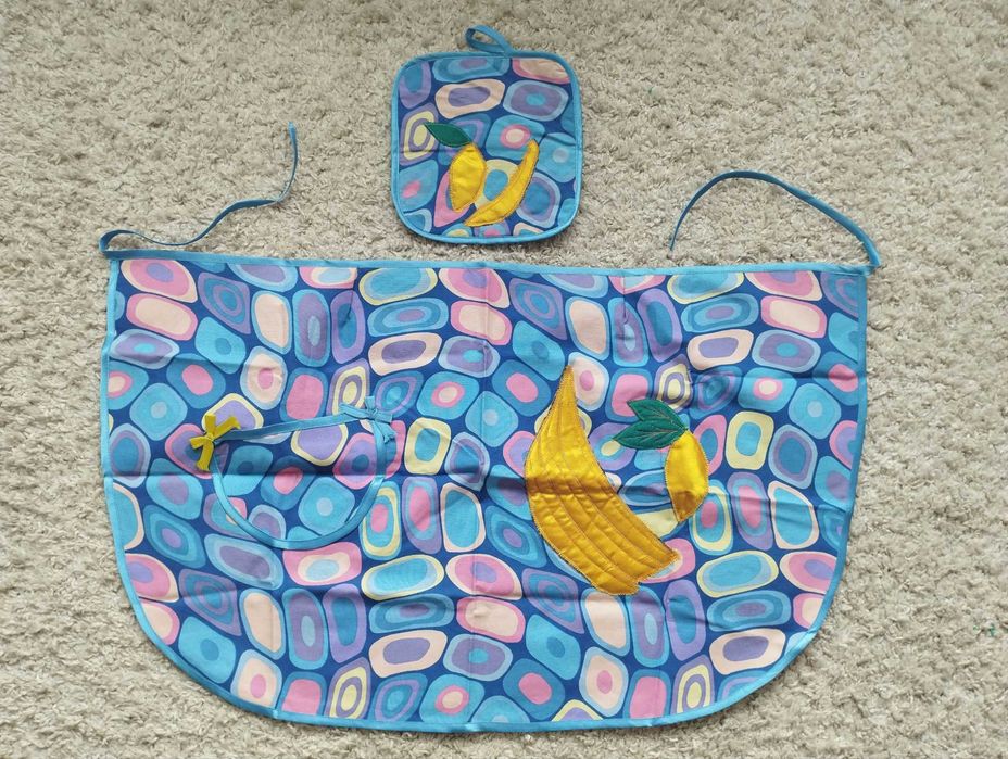 Кухонний набір фартук, прихватка (фартух)