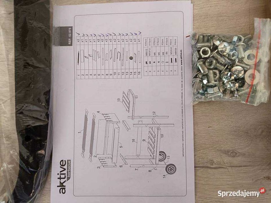AKTIVE Barbacoa Grill węglowy turystyczny